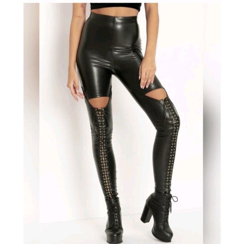 NWt BlackMilk Roamer Warm HW Bootleg Leggings Sz Xs